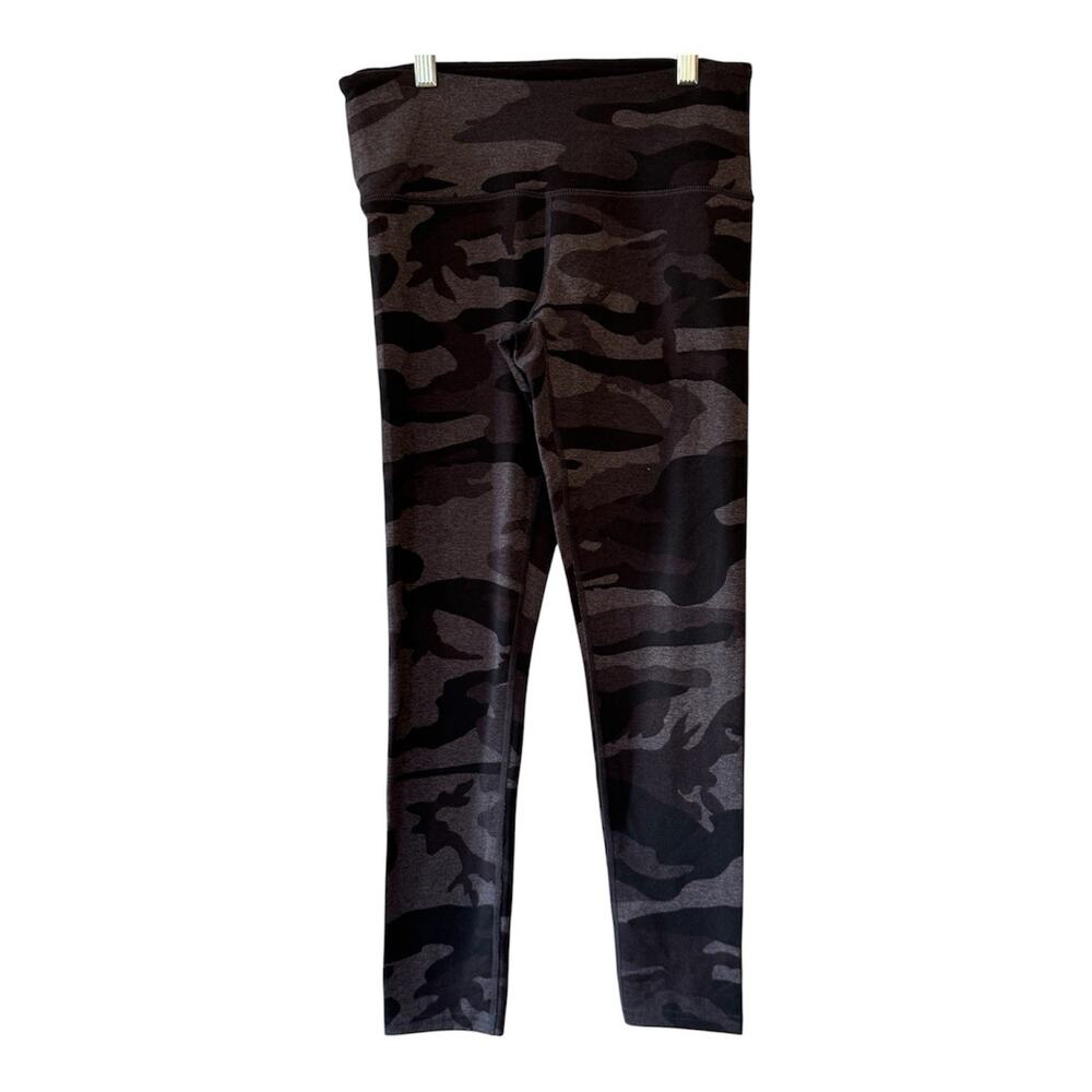 Grey/Black Camo Athletic Leggings Workout Pants Women's Small Active Gorpcore